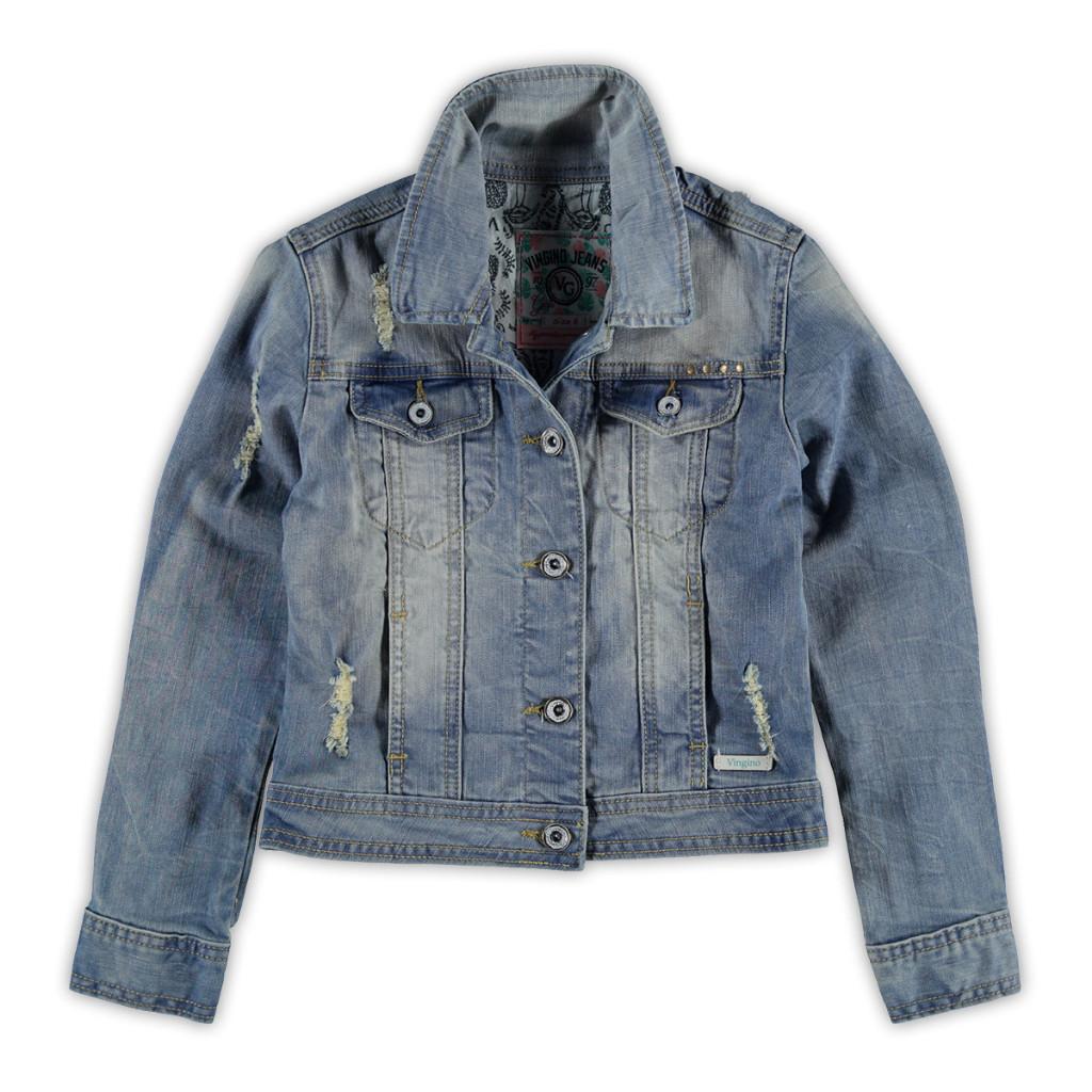 VINGINO spijkerjasje spijkerjack jasje zomerjas maat 176, Meisje, Ophalen of Verzenden, Zo goed als nieuw, Vingino