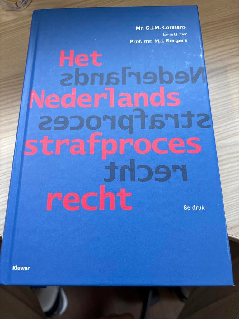 Het Nederlands Strafprocesrecht - 8e druk, Ophalen of Verzenden, Gamma, Zo goed als nieuw, WO