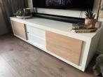 Xooon tv meubel wit met hout, Huis en Inrichting, Ophalen, Gebruikt, 150 tot 200 cm, Minder dan 100 cm