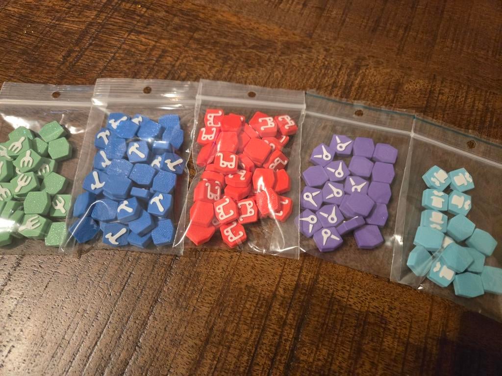 Anno 1800 bevolkings tokens, Hobby en Vrije tijd, Gezelschapsspellen | Bordspellen, Ophalen of Verzenden, Nieuw