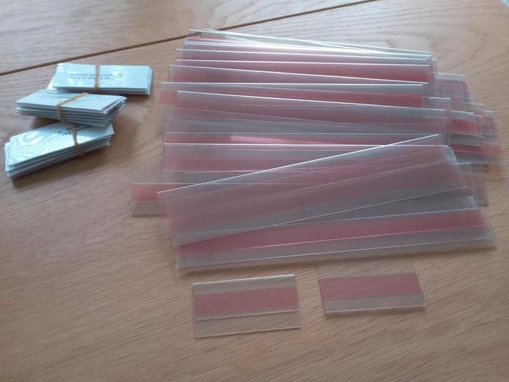 Naambordjes op maat te knippen  + hangsysteem tot 15kg, Hobby en Vrije tijd, Elektronica-componenten, Zo goed als nieuw, Ophalen of Verzenden