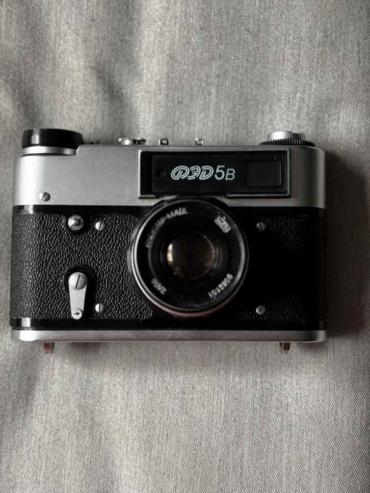 FED 5B + Industar-61 55mm f/2.8, Audio, Tv en Foto, Fotocamera's Analoog, Zo goed als nieuw, Compact, Overige Merken, Ophalen of Verzenden