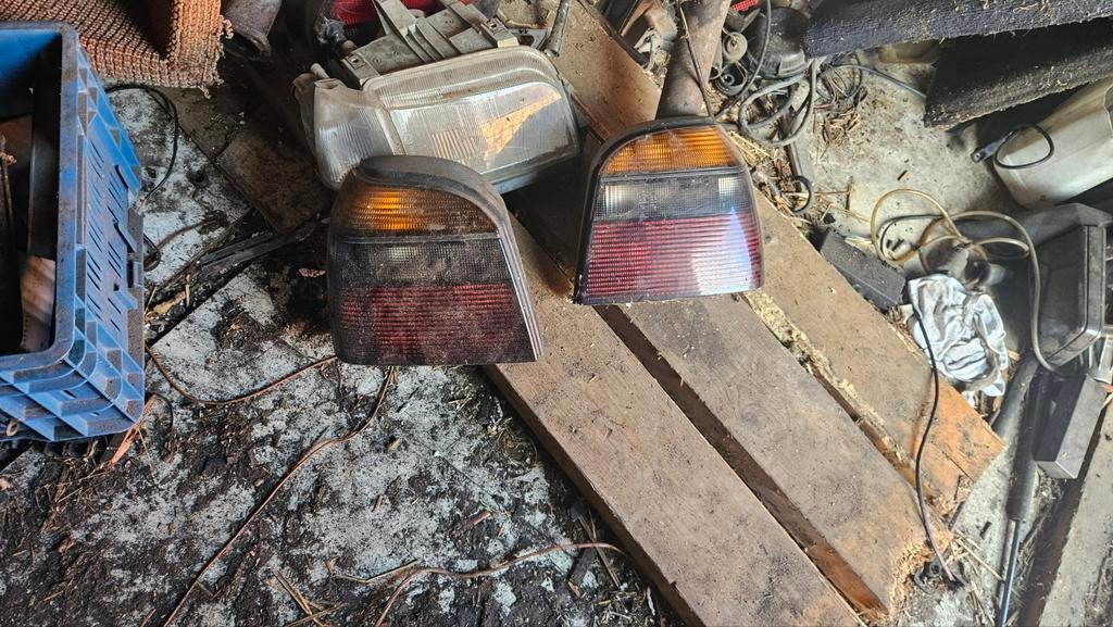 Achterlichten Golf 3 - Set van 2, Auto-onderdelen, Ophalen of Verzenden, Gebruikt, Volkswagen