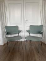 Set Gispen 1265 lounge fauteuils – jaren 60 – €245, Huis en Inrichting, Fauteuils, Ophalen, Gebruikt, Minder dan 75 cm, Stof