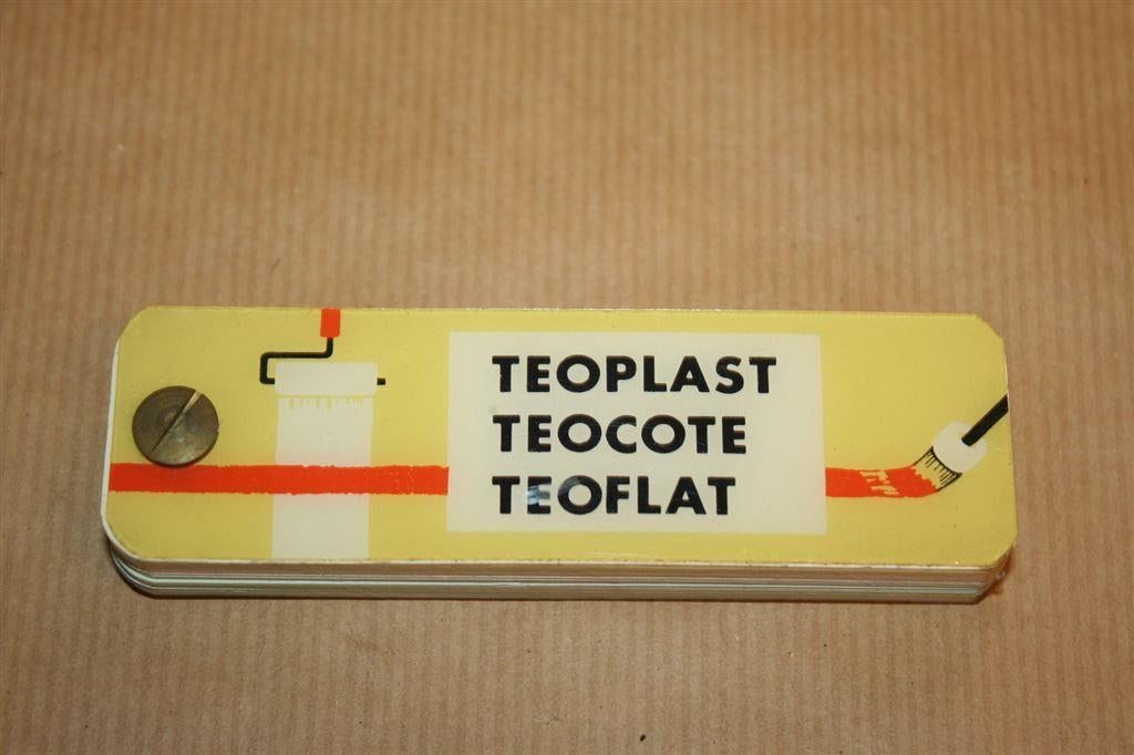 Kleurenwaaier - Teoplast Wagemakers - Circa 1965 !!, Verzamelen, Ophalen of Verzenden, Gebruikt, Overige typen