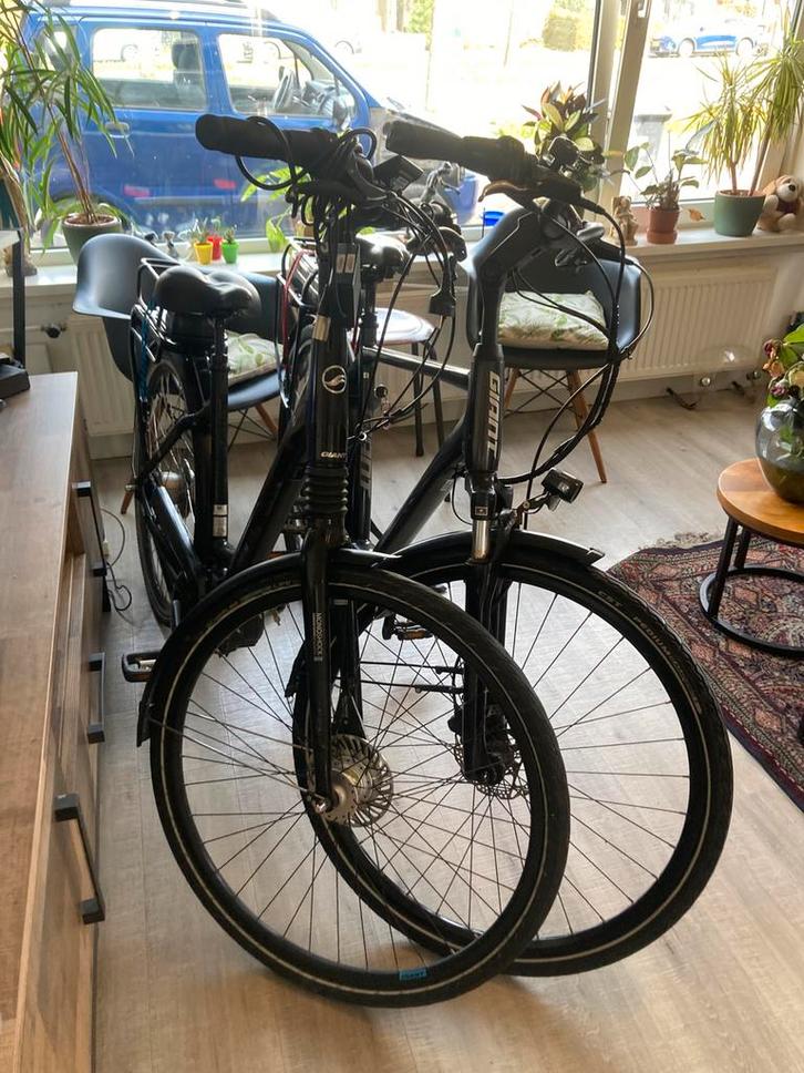 Giant Elektrische damesfiets  met, Fietsen en Brommers, Elektrische fietsen, Zo goed als nieuw, Giant, 51 tot 55 cm, 50 km per accu of meer