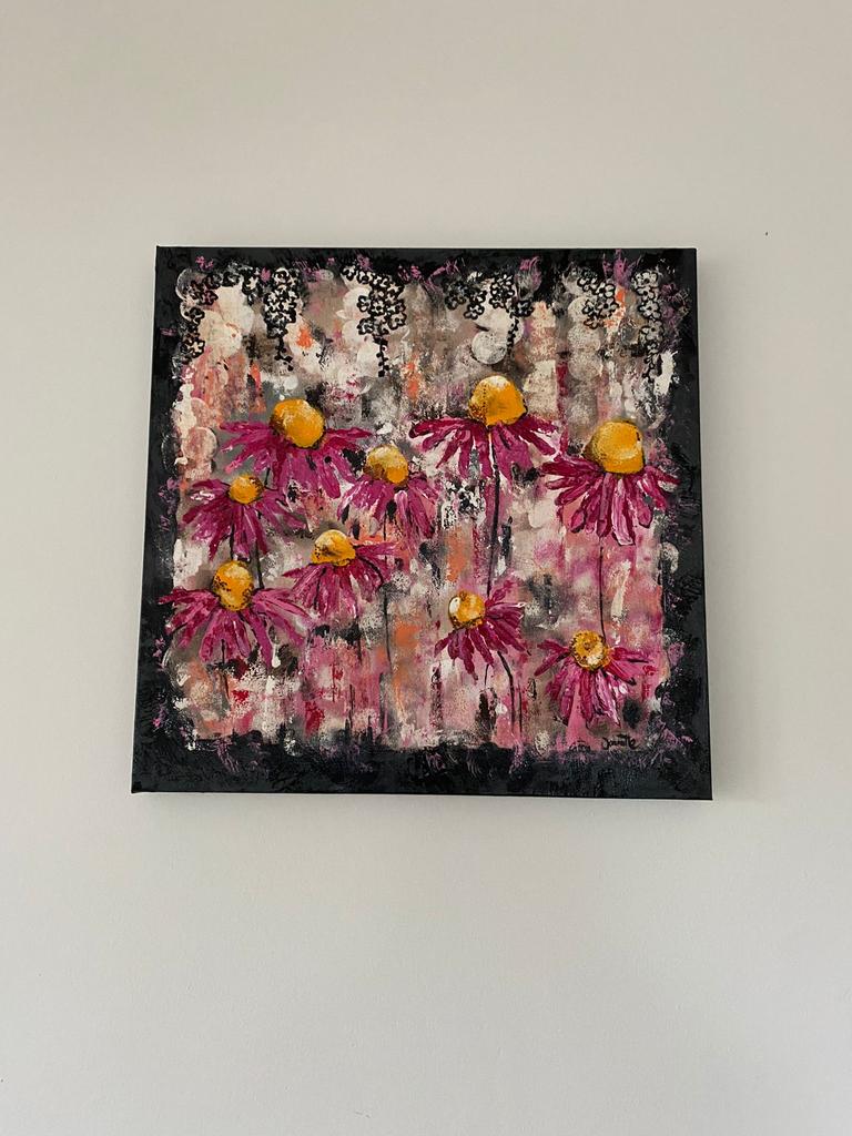 Bloemen op het doek, Ophalen