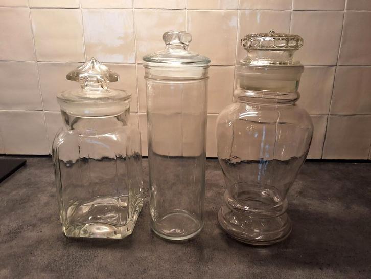 -voorraadpotten, Huis en Inrichting, Woonaccessoires | Stolpen, Zo goed als nieuw, Ophalen