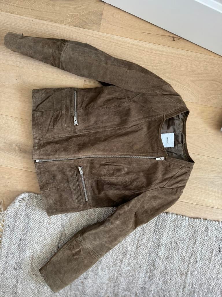 Suede jasje mango maat 40, Kleding | Dames, Ophalen of Verzenden, Zo goed als nieuw, Maat 38/40 (M)