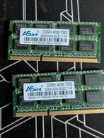 2x 4GB DDR3 RAM geheugen, Computers en Software, RAM geheugen, Ophalen of Verzenden