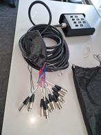 Devine SNC-10-6-4 Stagesnake XLR multikabel 6-weg 10 meter, Ophalen of Verzenden, Zo goed als nieuw, Microfoon