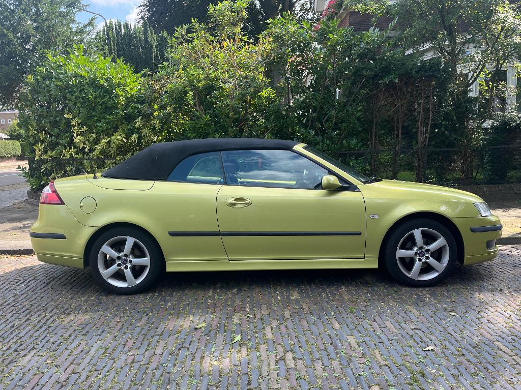 Saab 9-3 2.0 T Cabrio AUT 2003, 1998 cc, Cabriolet, 4 stoelen, Grijs