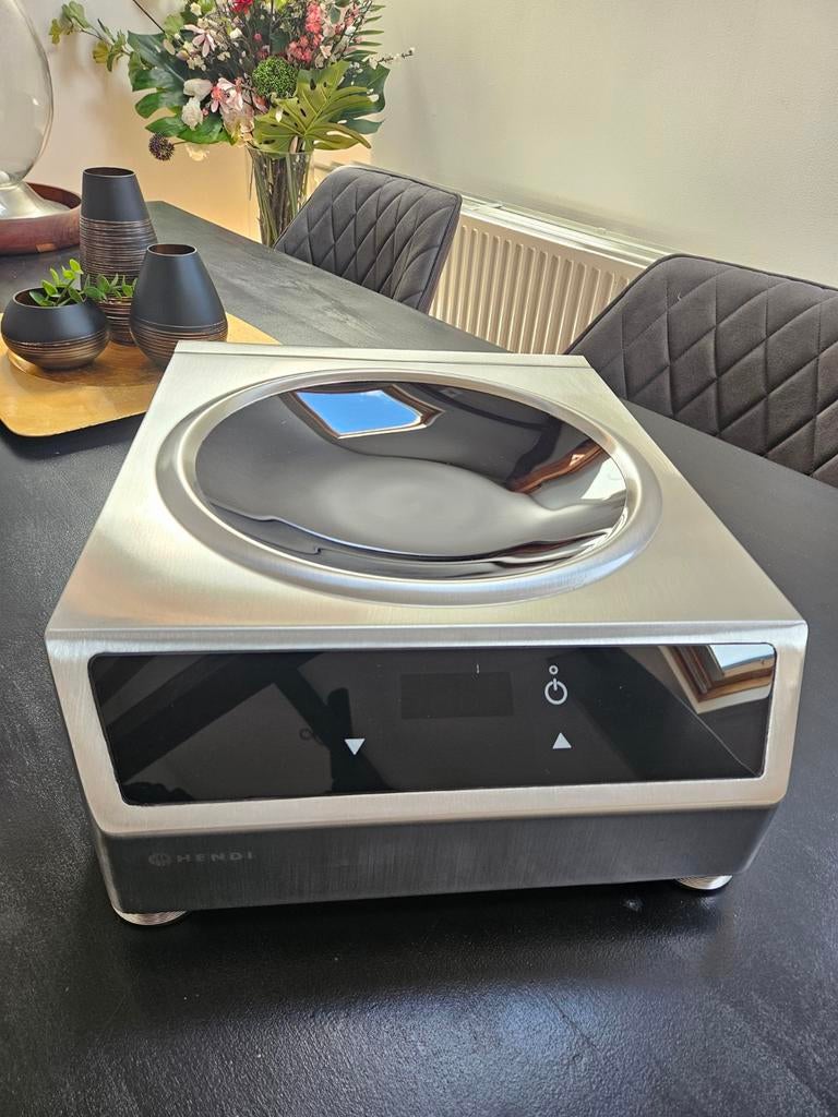 Hendi Inductiewok 3500W | Nieuw |, Ophalen, Nieuw, 3 kookzones of minder, Energieklasse A of zuiniger