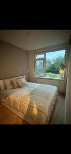 Ikea bed 160x200 compleet met matras en Tempur lattenbodem, Ophalen, Gebruikt, Wit, Tweepersoons