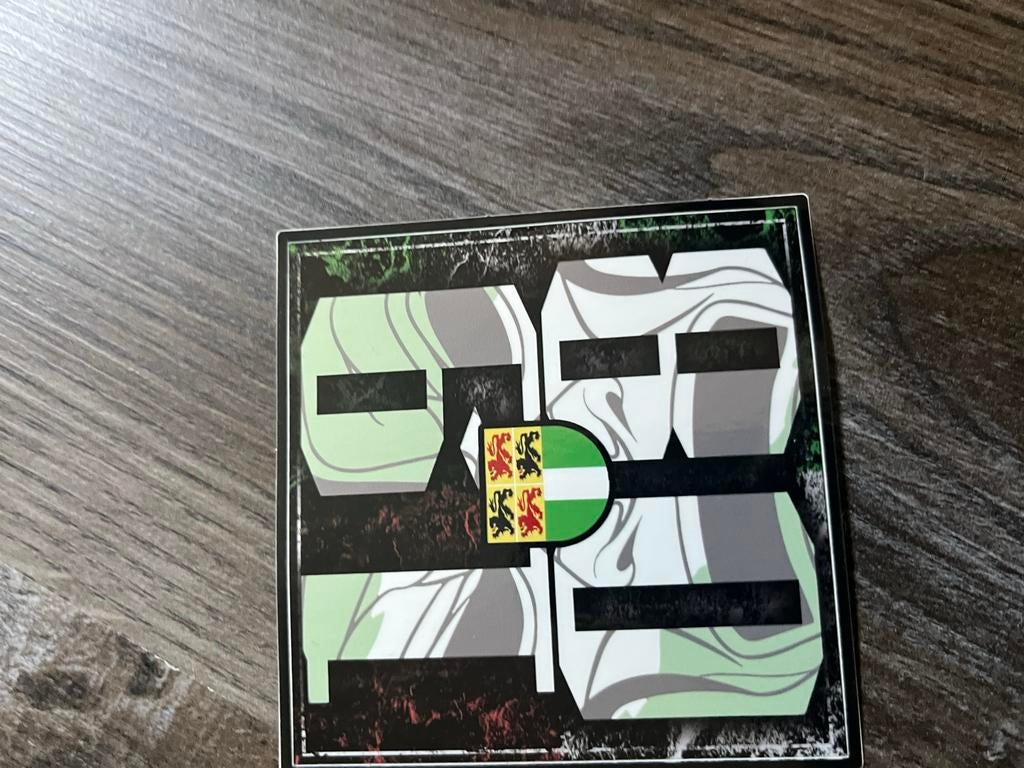 Feyenoord sticker met logo en clubkleuren, Ophalen of Verzenden, Nieuw, Sport