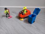 Playmobil City Life 70203 straatveger met vuilnisbak, Ophalen of Verzenden, Zo goed als nieuw, Complete set