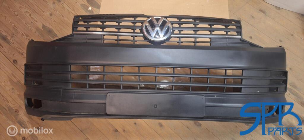 VW TRANSPORTER T6 VOORBUMPER 7E0807221D 9b9 MISTLAMPEN GRILL, Auto-onderdelen, Gebruikt, Volkswagen, Ophalen of Verzenden, Volkswagen
