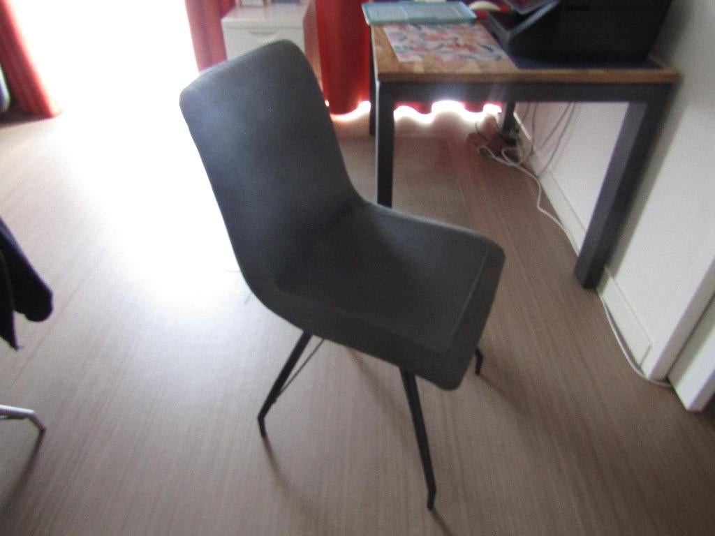 2 x eetkamerstoel 'JAX', Ophalen, Gebruikt, Twee, Stof