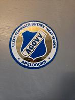 AGOVV Apeldoorn Voetbal sticker, Verzamelen, Ophalen of Verzenden, Zo goed als nieuw, Overige binnenlandse clubs, Poster, Plaatje of Sticker