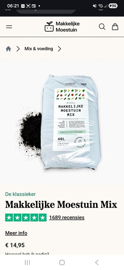 Makkelijke Moestuin mix, Hobby en Vrije tijd, Overige Hobby en Vrije tijd, Ophalen