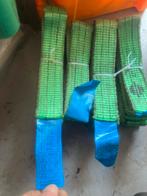 Gebruikte  polyester hijsbanden, 1500 kg, 2.5 m, Doe-het-zelf en Verbouw, Lieren en Takels, Ophalen of Verzenden, Gebruikt