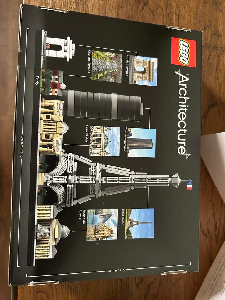 LEGO Architecture 21044 Parijs Skyline Set, Lego, Architecture, Ophalen of Verzenden, Zo goed als nieuw