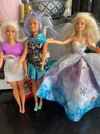 Vier barbiepoppen, Verzamelen, Poppen, Ophalen of Verzenden, Pop