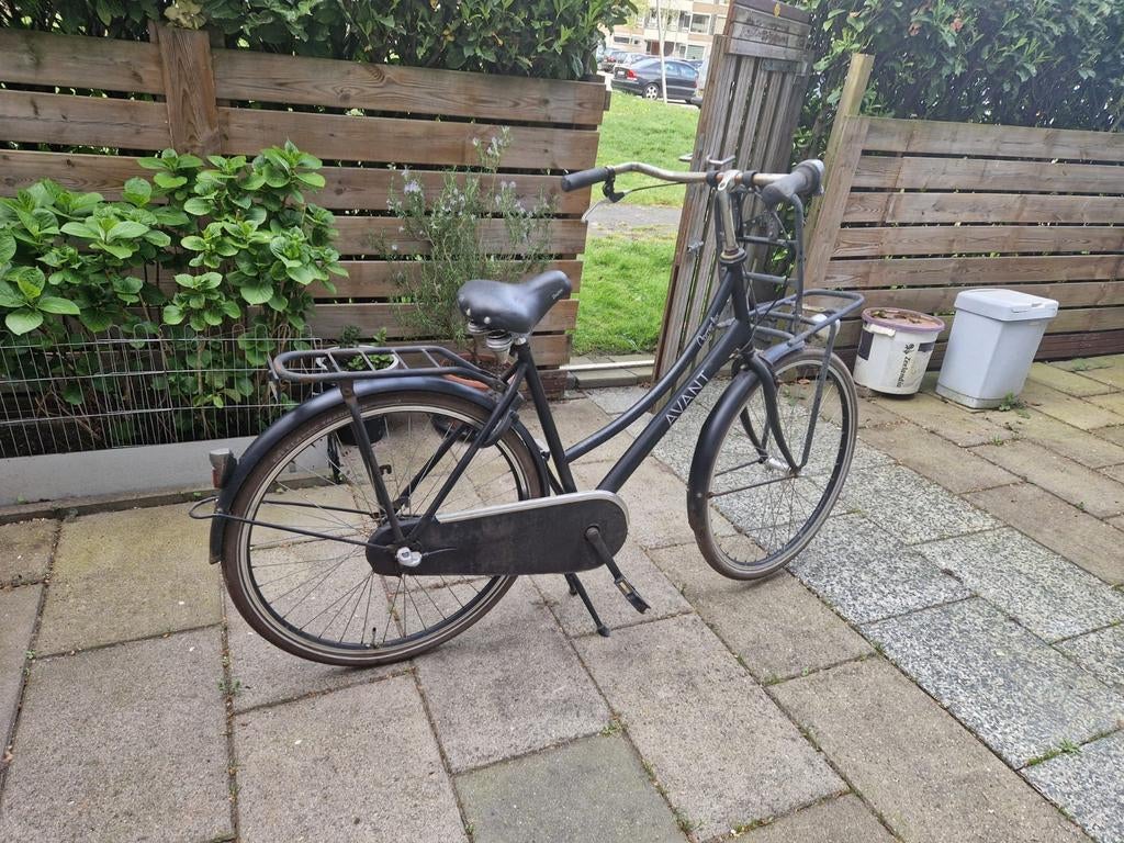 Mooie zwarte omafiets met versnelling, Ophalen, Gebruikt, Versnellingen, Avant