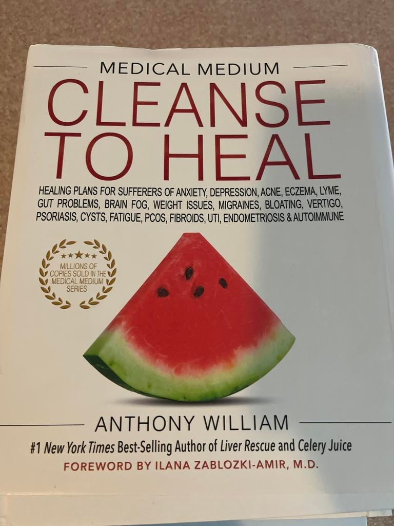 Medical Medium Cleanse To Heal - Anthony William, Ophalen of Verzenden, Zo goed als nieuw, Gezondheid en Conditie