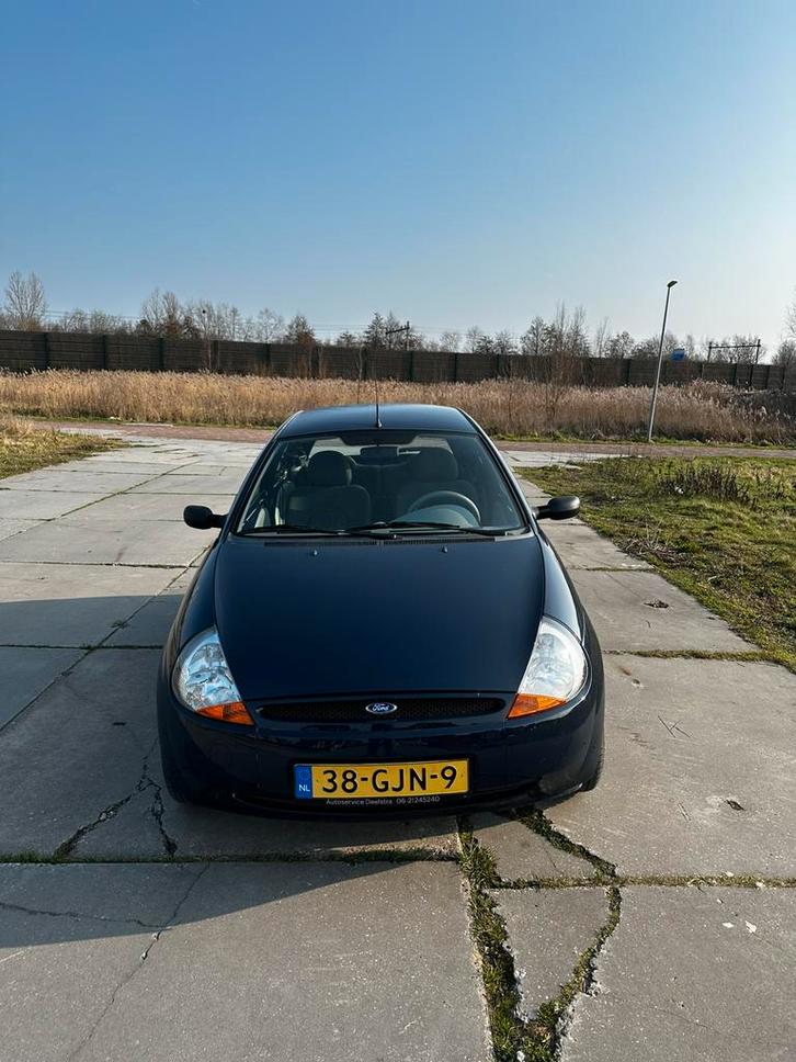 Ford Ka 1.3 I 44KW 2008 Blauw, Auto's, Ford, Particulier, Ka, Airbags, Airconditioning, Centrale vergrendeling, Elektrische ramen