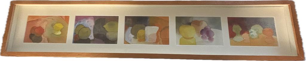 Fridhem ikea aquarel mooie prent in lijst..., Verzenden