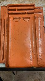 Historische dakpannen Tuile du nord met platte well, Steen of Klei, Ophalen of Verzenden, Zo goed als nieuw, 15 m² of meer