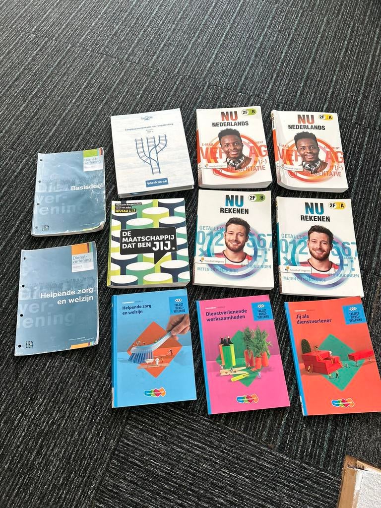 Theorie Boeken Niveau 2 Helpende Zorg en Welzijn, Ophalen of Verzenden, Zo goed als nieuw, Overige niveaus, Overige vakken