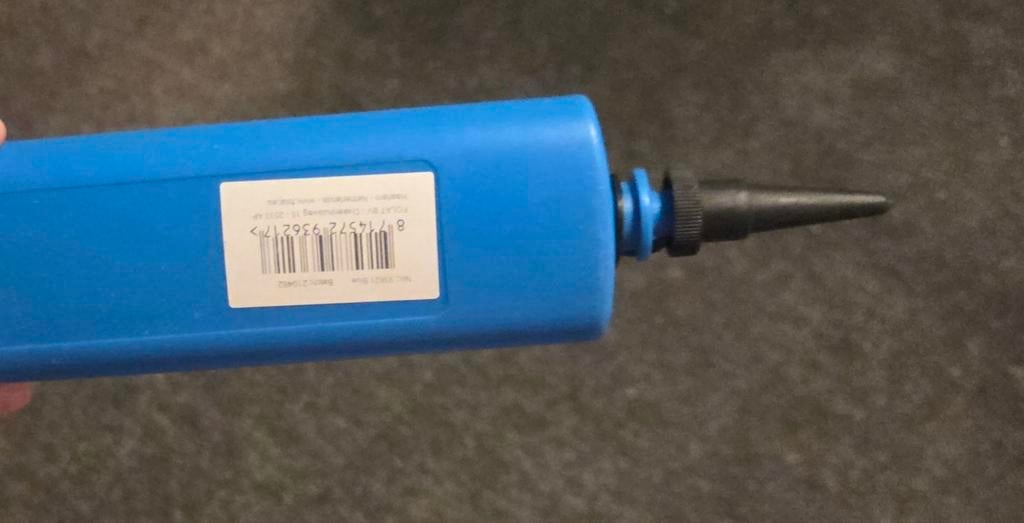 Blauwe ballonpomp - Handig voor elk feestje!, Ophalen