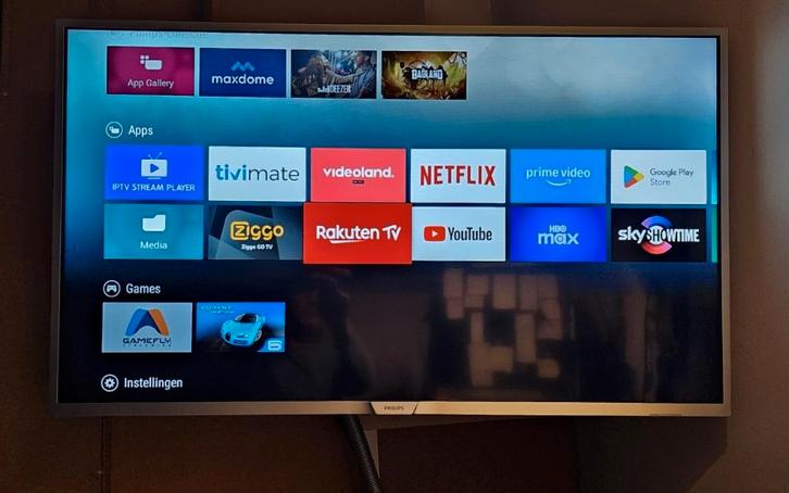 Philips 40 inch 102cm Google Android Smart TV Wi-Fi HDMI, Audio, Tv en Foto, Televisies, Gebruikt, 100 cm of meer, Philips, 50 Hz