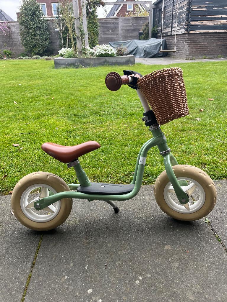 Nette Puky loopfiets turqoise retro, Kinderen en Baby's, Speelgoed | Buiten | Voertuigen en Loopfietsen, Ophalen, Gebruikt, Loopfiets