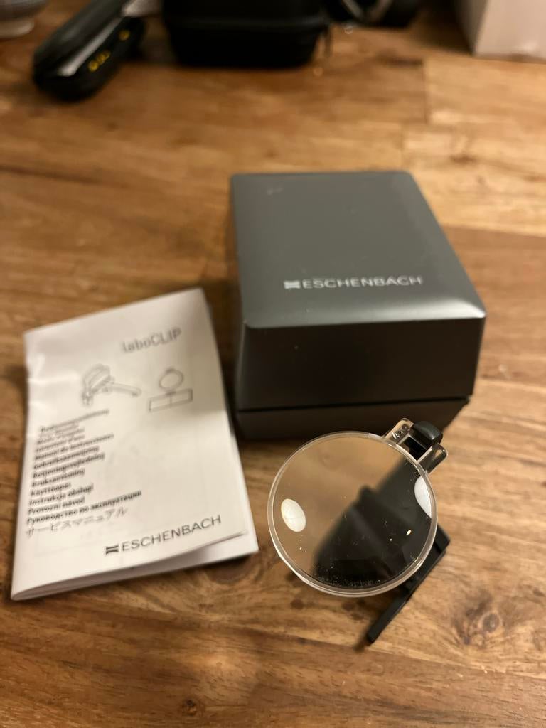 LaboCLIP Eschenbach 4x monoculair, Ophalen of Verzenden, Zo goed als nieuw, Vergrootglas of Loep