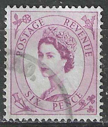Groot-Brittannie 1952/1954 - Yvert 270 - Elisabeth II (ST), Postzegels en Munten, Postzegels | Europa | UK, Verzenden, Gestempeld