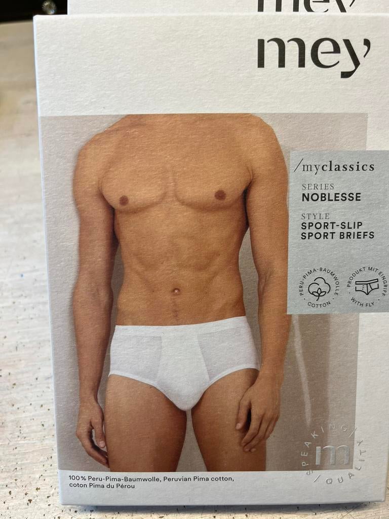 Nieuw Mey herenondergoed maat 8, Ophalen of Verzenden, Wit