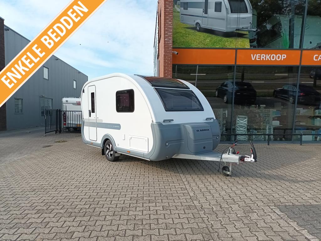 Adria Action 391 LH, Caravans en Kamperen, Caravans, Tot en met 2, Bedrijf, Treinzit, Adria