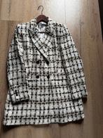 Beige zwart ecru boucle blazer Zara. Mt L  , Verzenden, Maat 42/44 (L), Zo goed als nieuw, Jasje