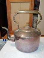 Antiek rood koperen ketel met dikke wanden en bodem, Ophalen of Verzenden, Koper