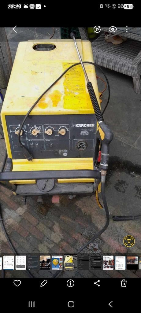 Karcher HDS 790 Hogedrukreiniger, Ophalen of Verzenden, Gebruikt, Elektrisch