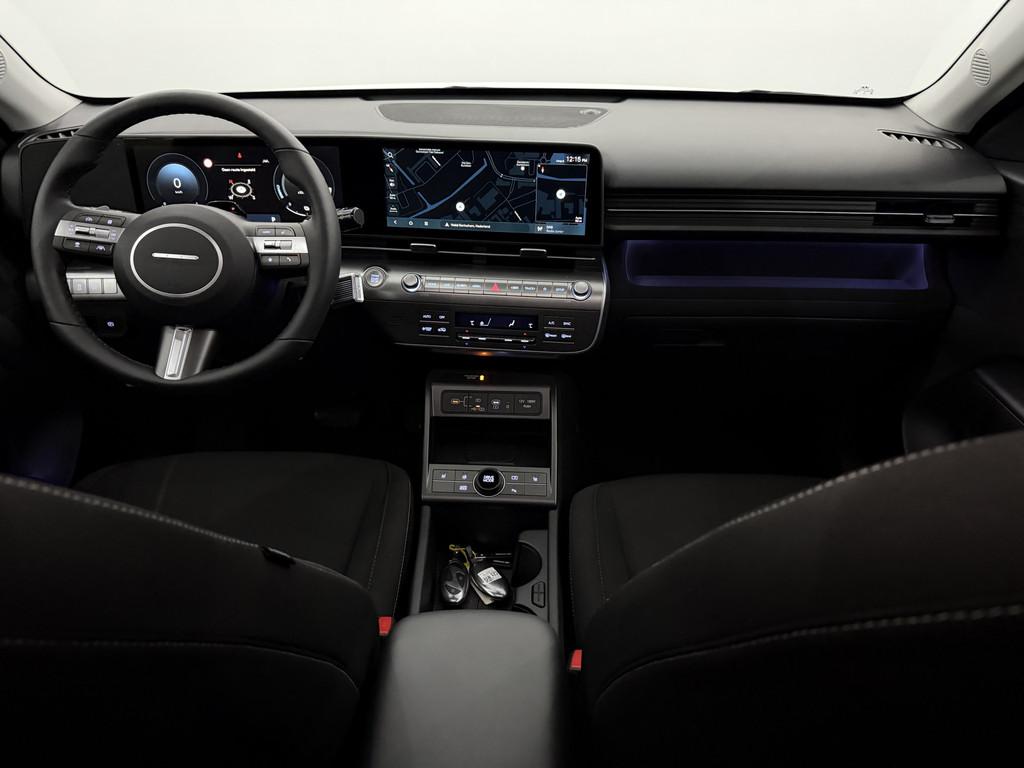 Hyundai KONA 1.6 GDI HEV Comfort Smart Panoramadak, 360 Came, Stof, Gebruikt, Wit, SUV of Terreinwagen