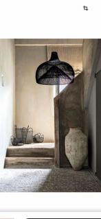 Hanglamp Maggie XL Zwart Rotan - Landelijk & Hotel Chic, Huis en Inrichting, Lampen | Hanglampen, Ophalen, Overige materialen