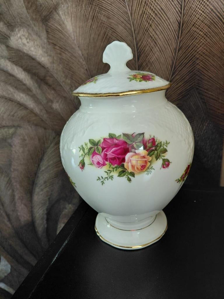 Royal albert old country rose roses vaas voorraadpot, Ophalen