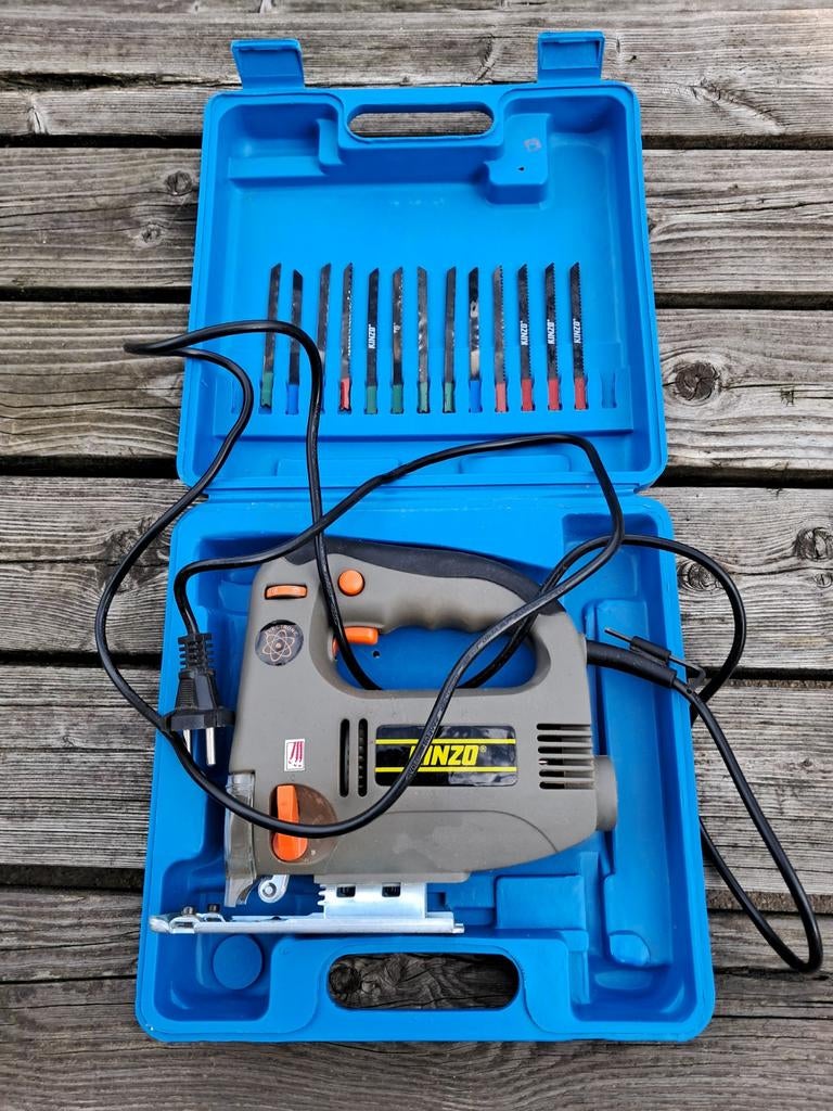 Decupeerzaag van Kinzo, Ophalen, Minder dan 600 watt, Decoupeerzaag, 30 tot 70 mm