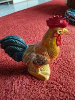 Zware stenen beschilderde Haan, tuin/terras, Pasen, Ophalen, Gebruikt, Steen, Dierenbeeld