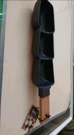 SENZA snacktray/dip met bamboo handvat lengte 38cm, Overige materialen, Nieuw, Ophalen of Verzenden, Kom(men)