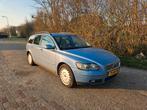 Volvo V50 2.4 140PK Geartronic automaat 2005 Blauw, Auto's, Volvo, 700 kg, Blauw, 2435 cc, Grijs